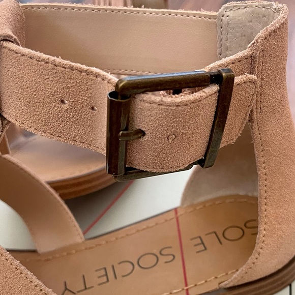 Sole Society Fauna Suede Fringe Sandals - Picture 5 of 7